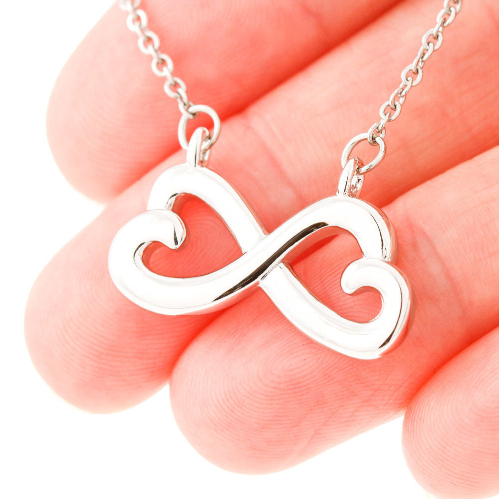 Daughter | Heart Infinity Symbol Pendant Necklace | Gift Idea