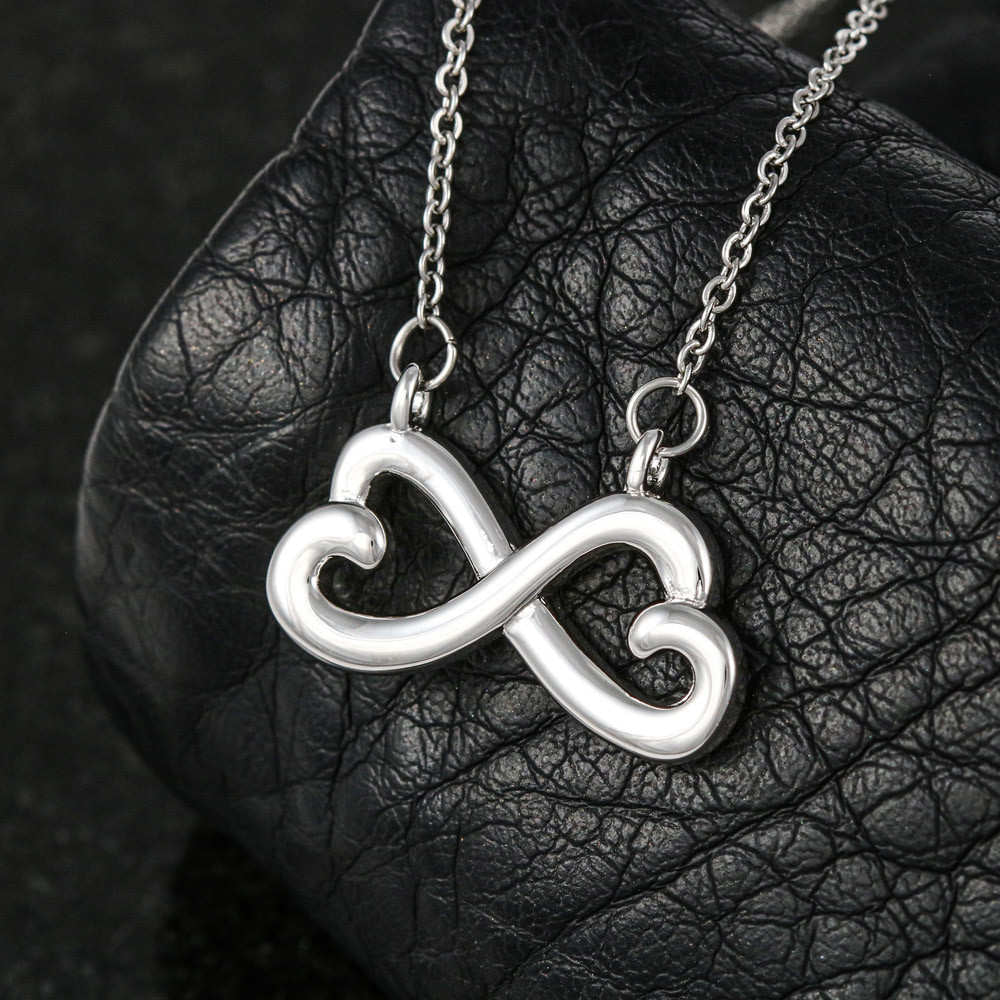 Daughter | Heart Infinity Symbol Pendant Necklace | Gift Idea