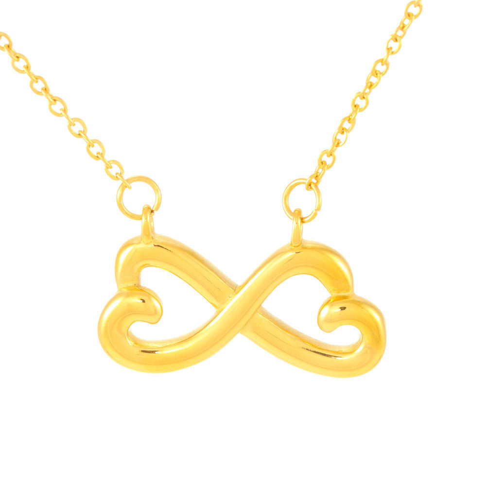 Daughter | Heart Infinity Symbol Pendant Necklace | Gift Idea