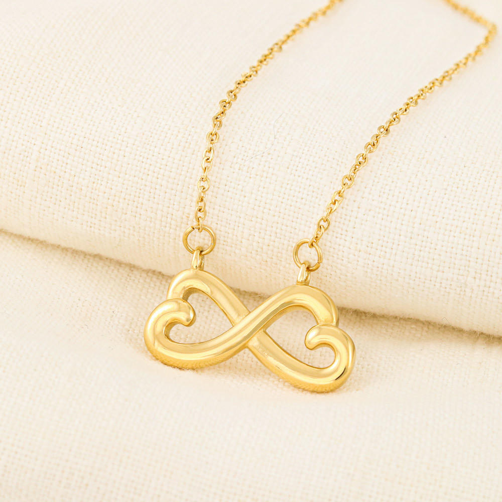 Daughter | Heart Infinity Symbol Pendant Necklace | Gift Idea