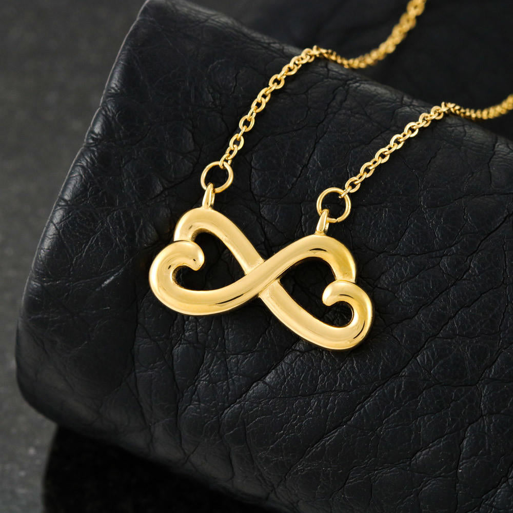 Daughter | Heart Infinity Symbol Pendant Necklace | Gift Idea