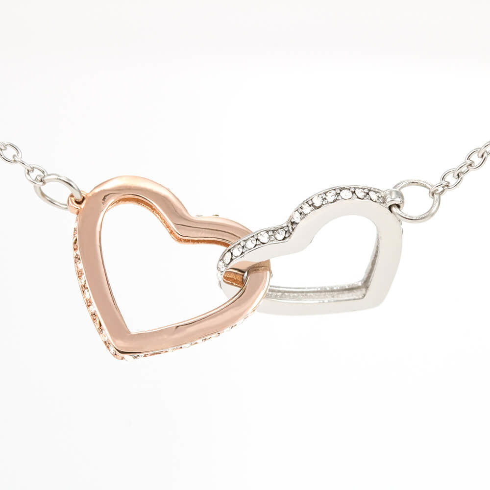 Necklace | Hey Bestie | interlocking Hearts Pendant