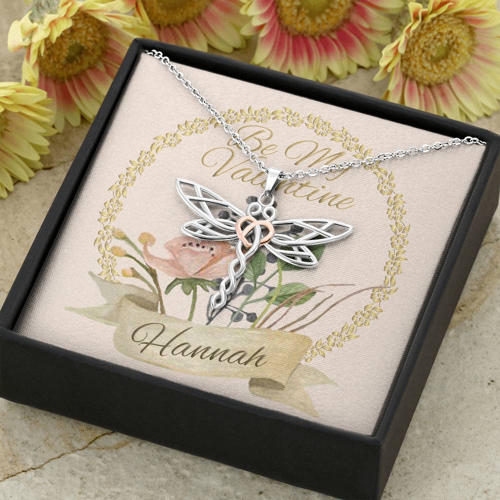 Be My Valentine | Dragonfly Pendant | Necklace | Customise It