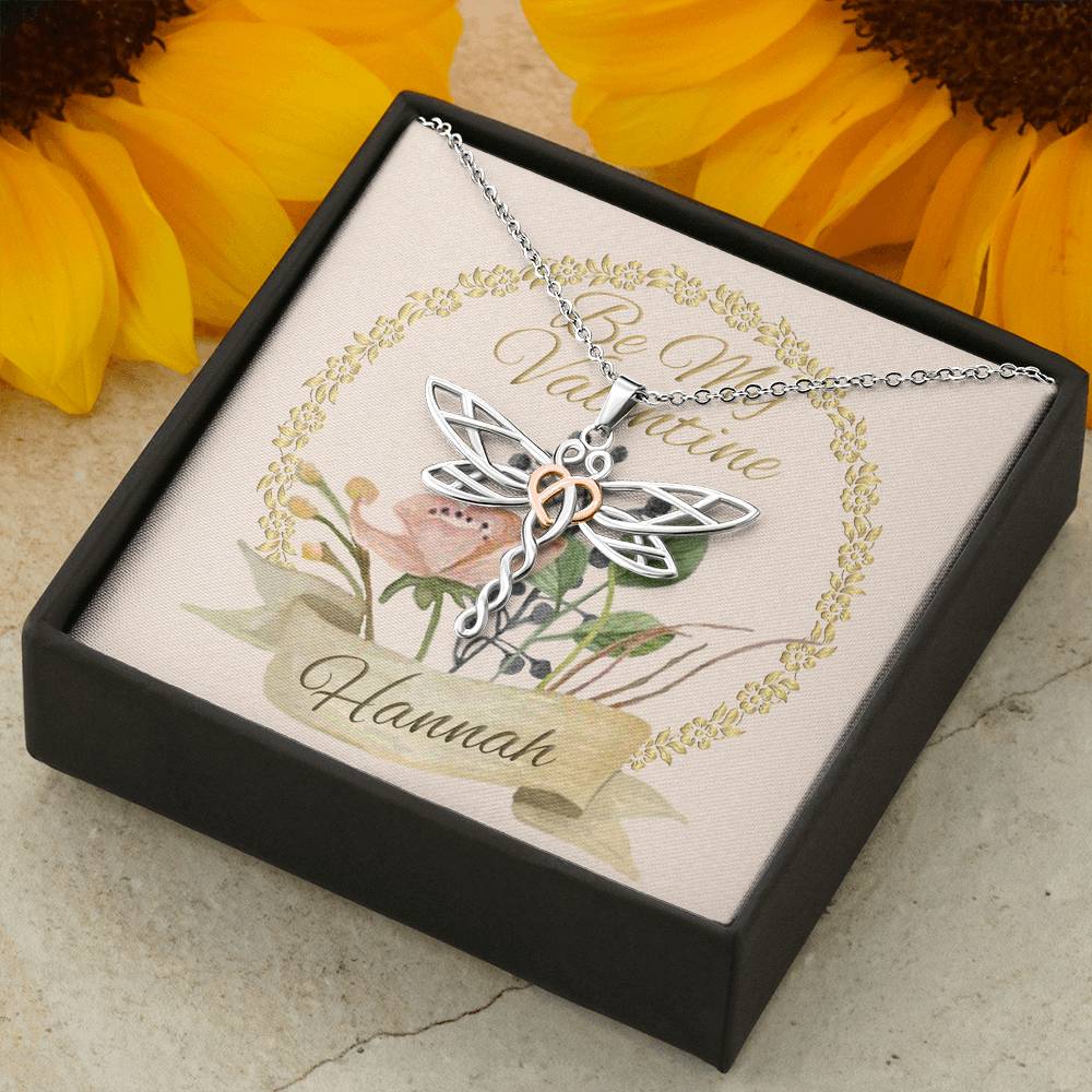 Be My Valentine | Dragonfly Pendant | Necklace | Customise It
