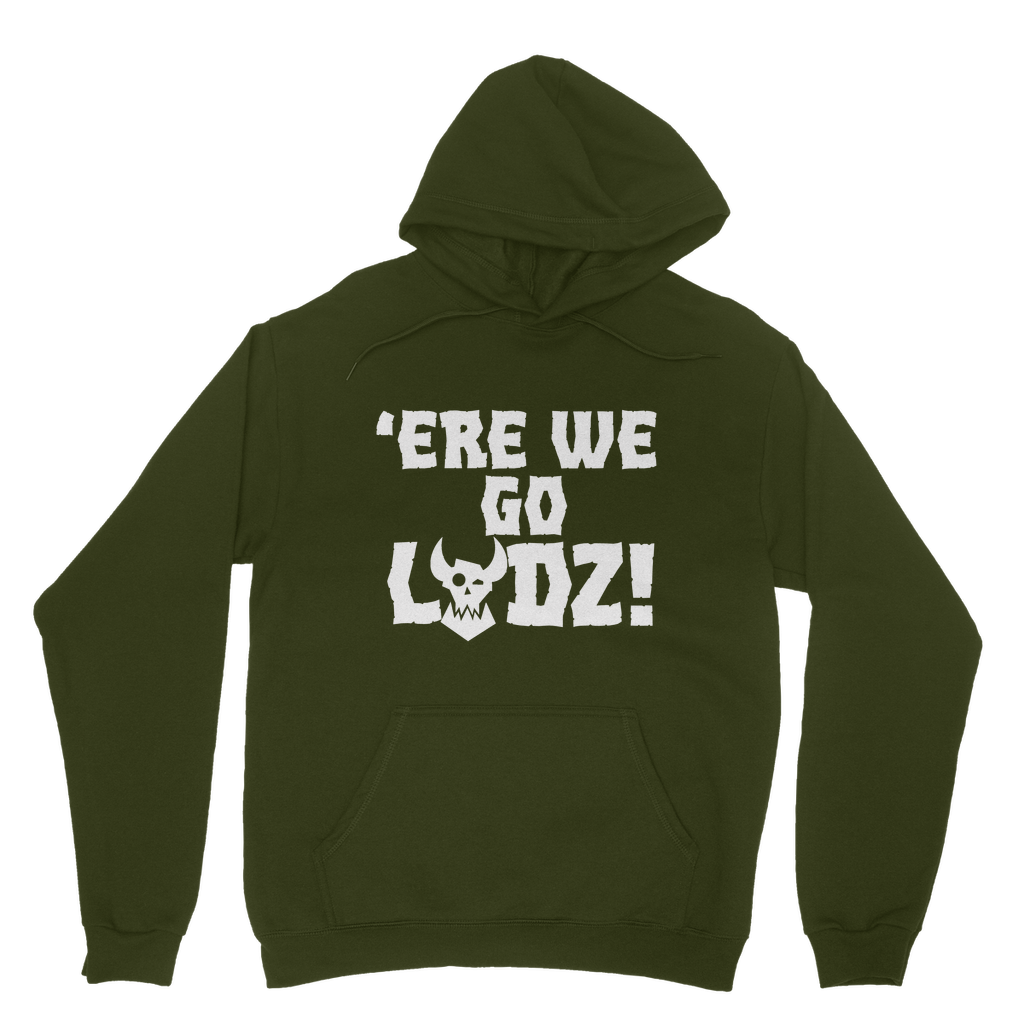 ere we go ladz white Classic Adult Hoodie