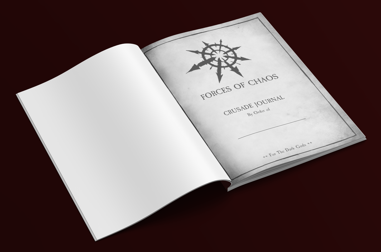Chaos Undivided | Forces of Chaos | Crusade Journal | WH 40K