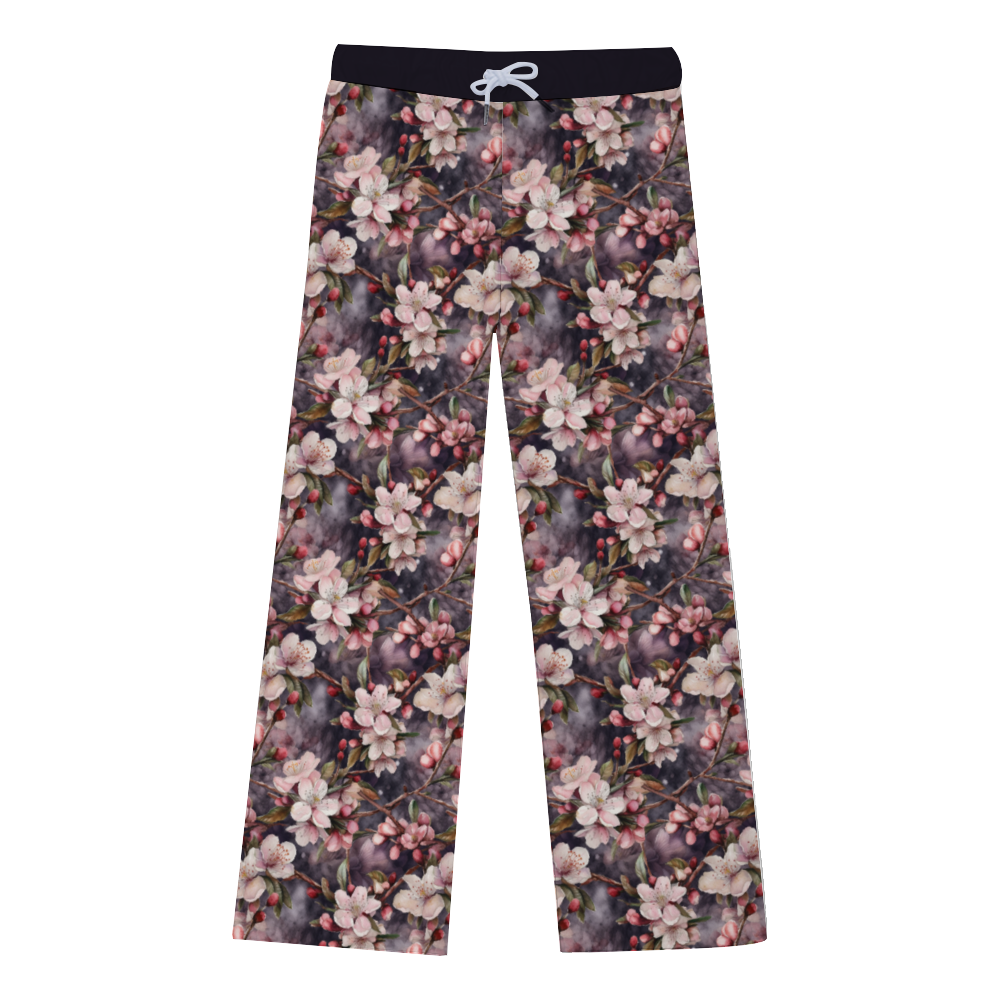 Custom Women Yoga Sweatpants Wide Leg Lounge Pants Joggers Pants