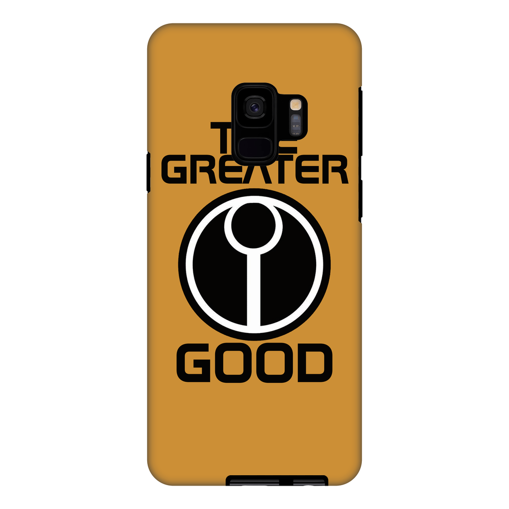 Tau Black Fully Printed Tough Phone Case