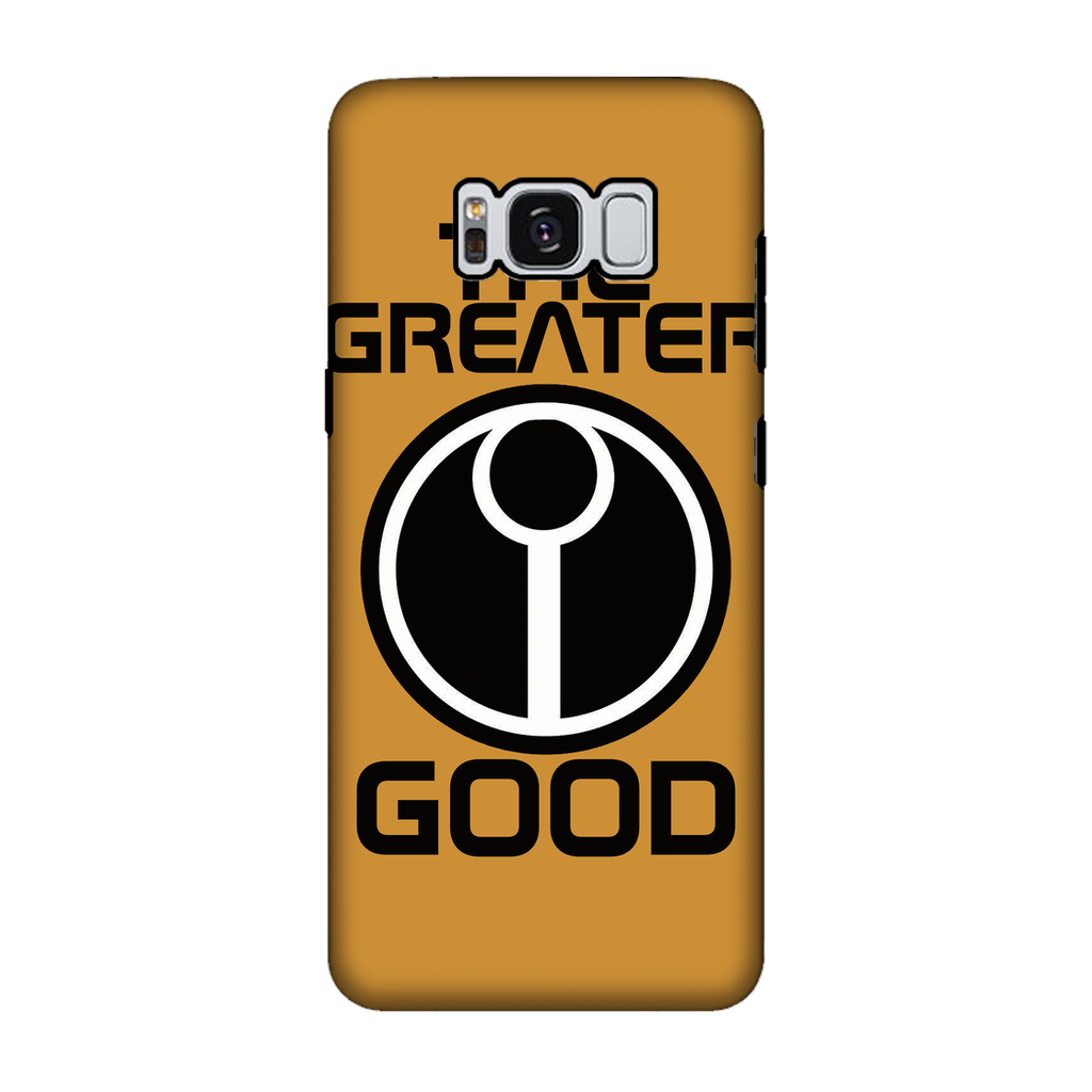 Tau Black Fully Printed Tough Phone Case