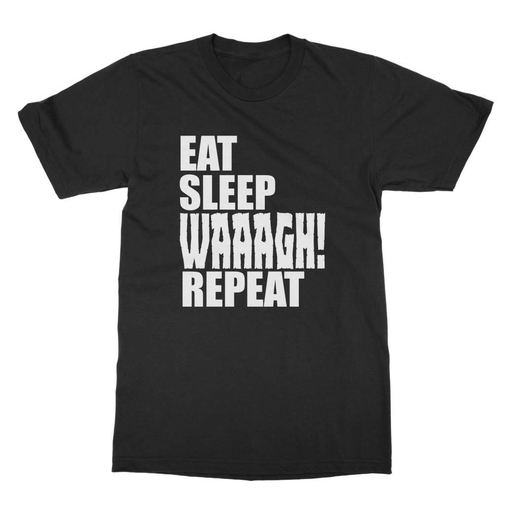 ORK | Eat Sleep Repeat | Heavy Cotton Unisex T-Shirt | 40K