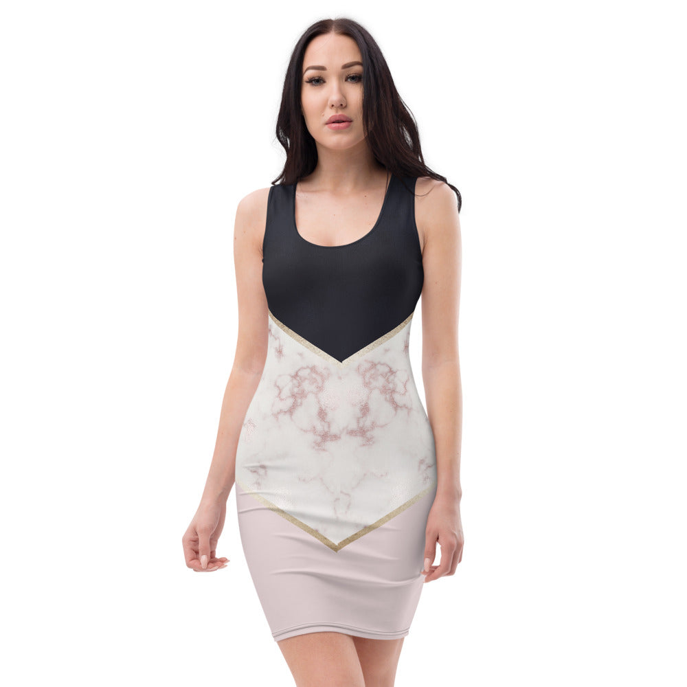 Dress | Sublimation Print | Blue Marble