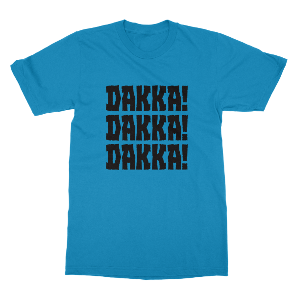 Flat lay Ork Dakka T-Shirt in Sapphire Blue