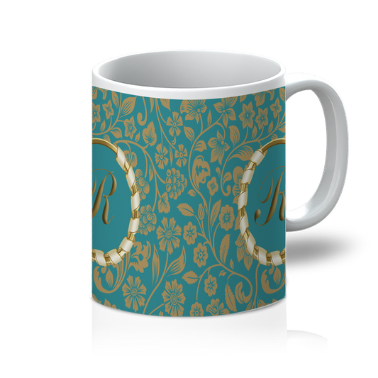 Teal R 11oz Mug