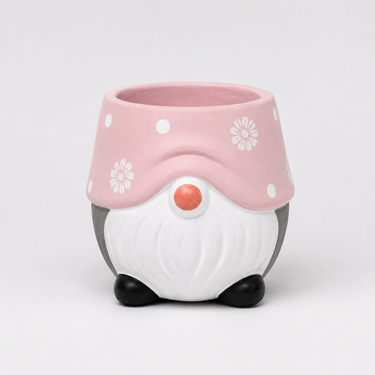 Gnome Planter Pot – Decorative Concrete Plant Pot for Indoor & Outdoor Use