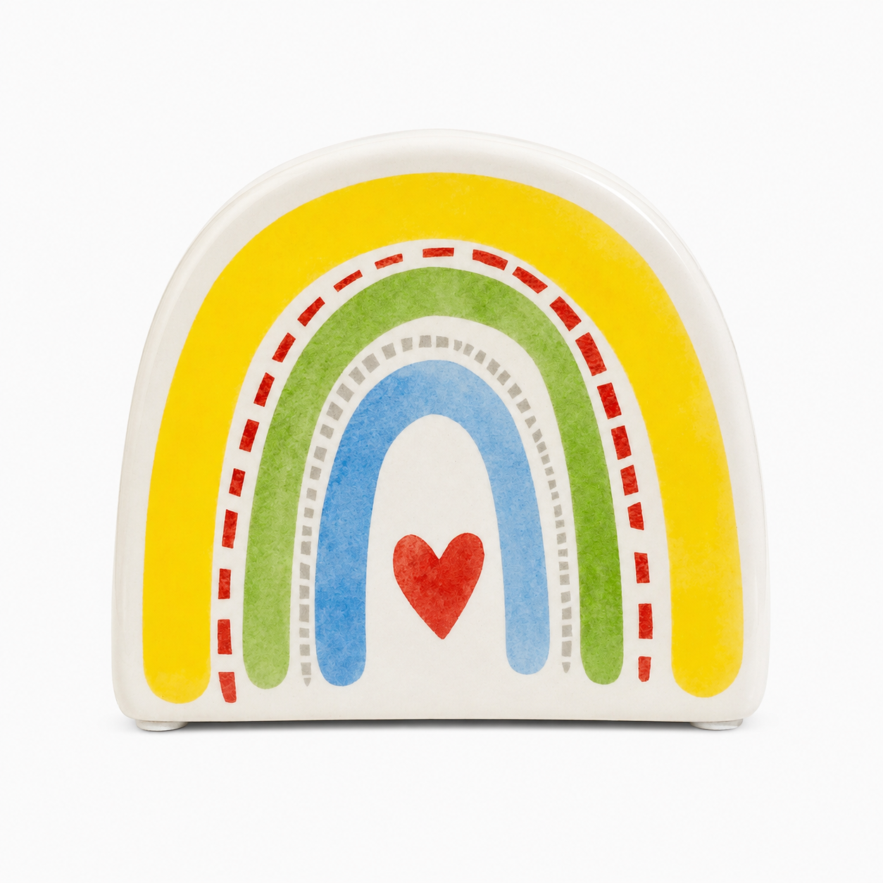 Rainbow Ceramic Money Box – Children’s Rainbow Savings Bank