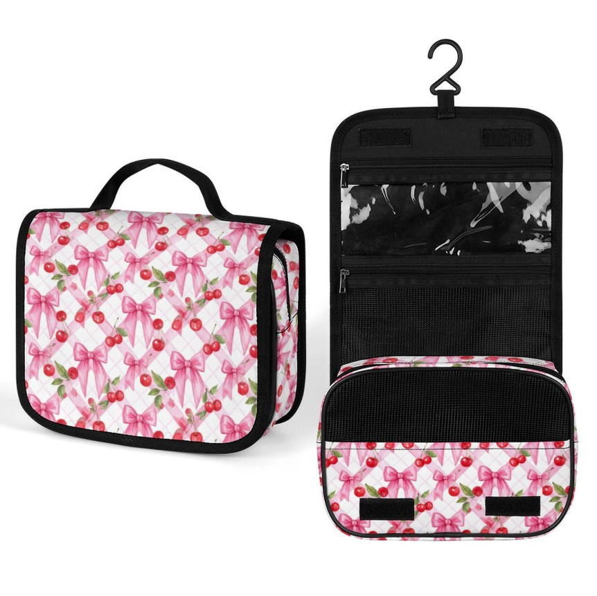 Hanging Travel Wash Bag – Toiletry & Cosmetic Organiser | Choice of Designs