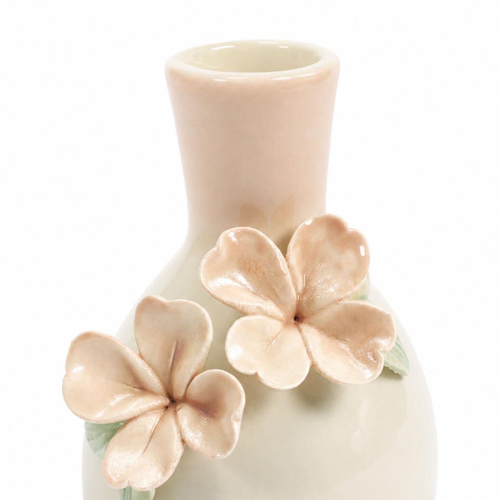 Floral Ceramic Bud Vase