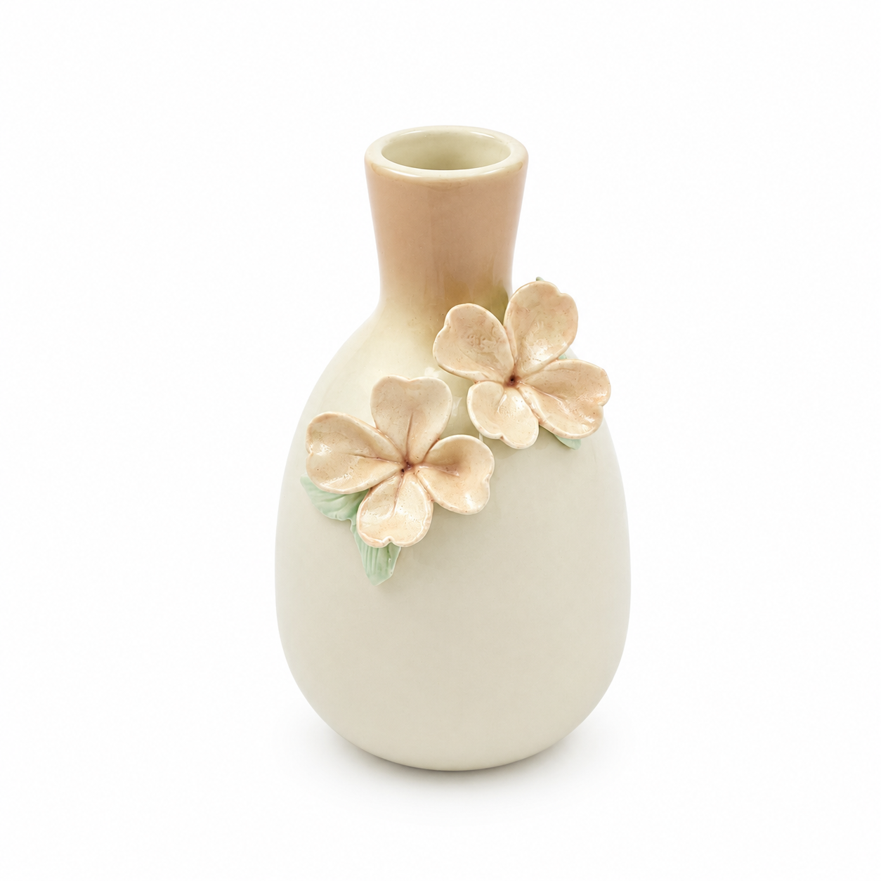 Floral Ceramic Bud Vase