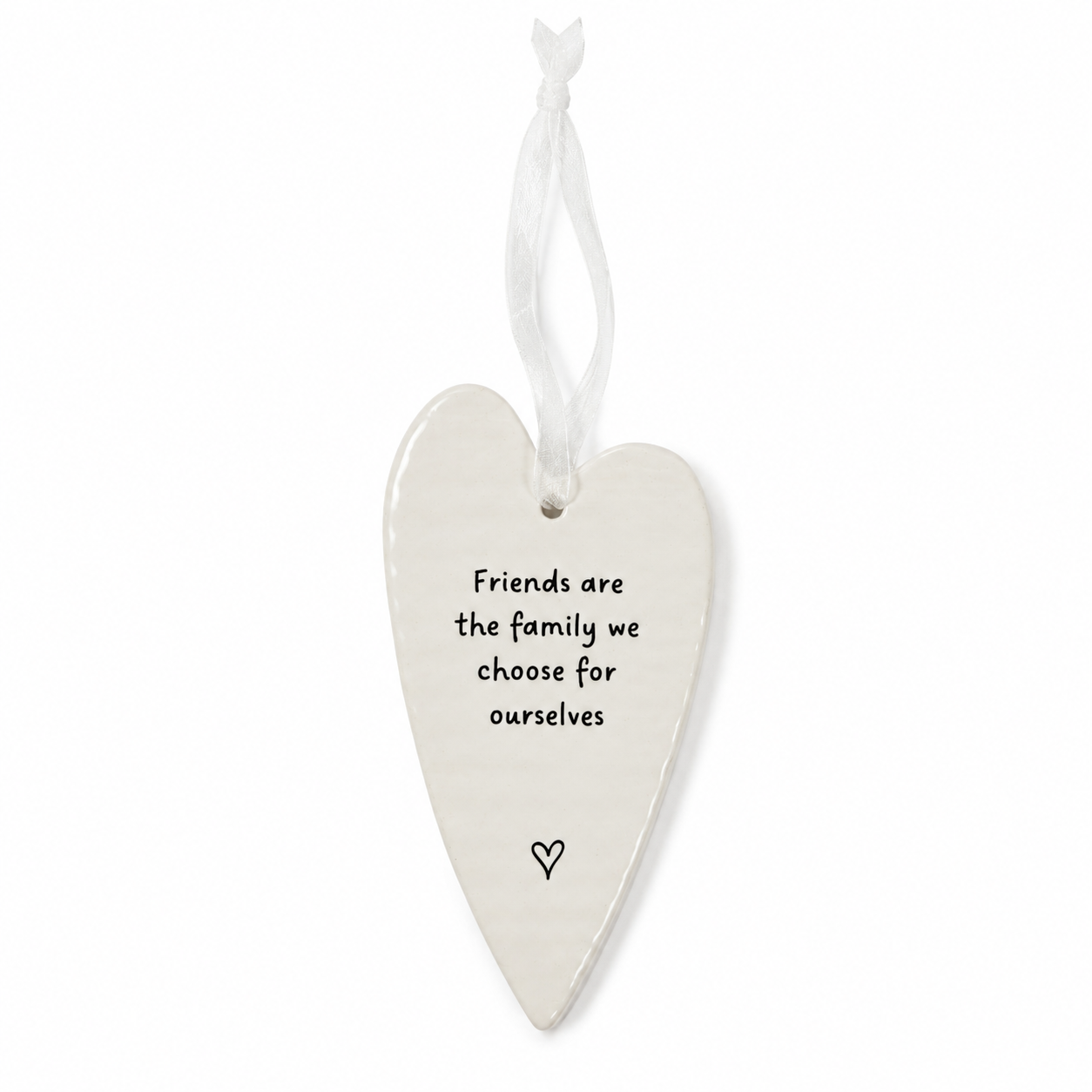 Ceramic Friendship Heart Hanging Ornament