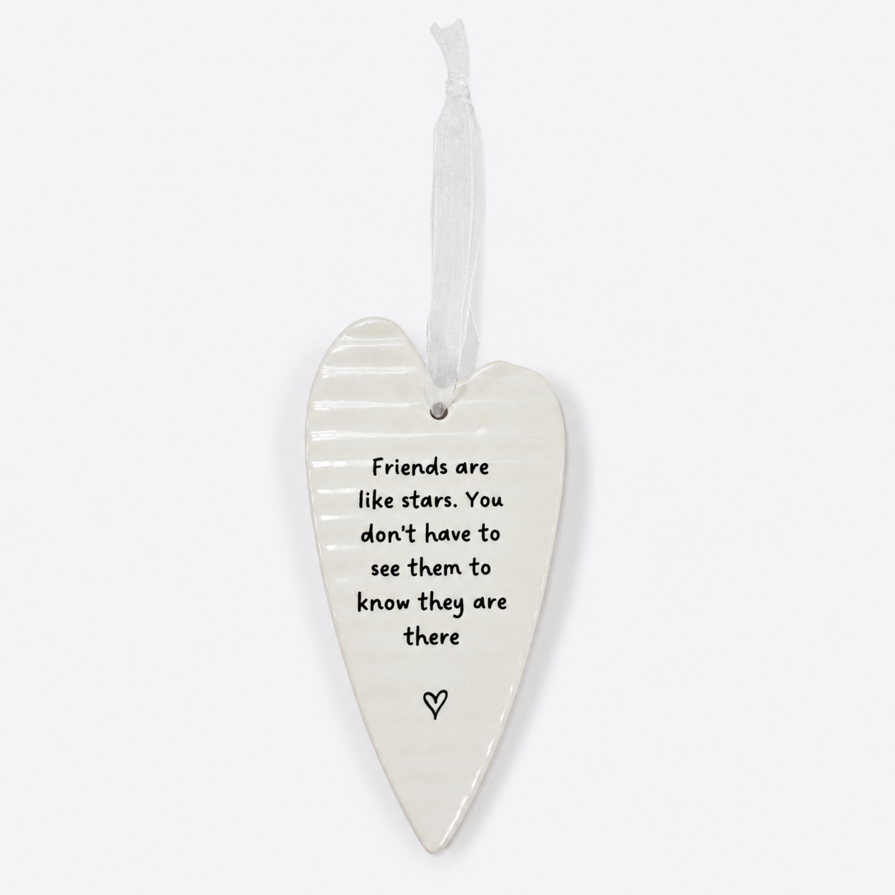 Ceramic Friendship Heart Hanging Ornament