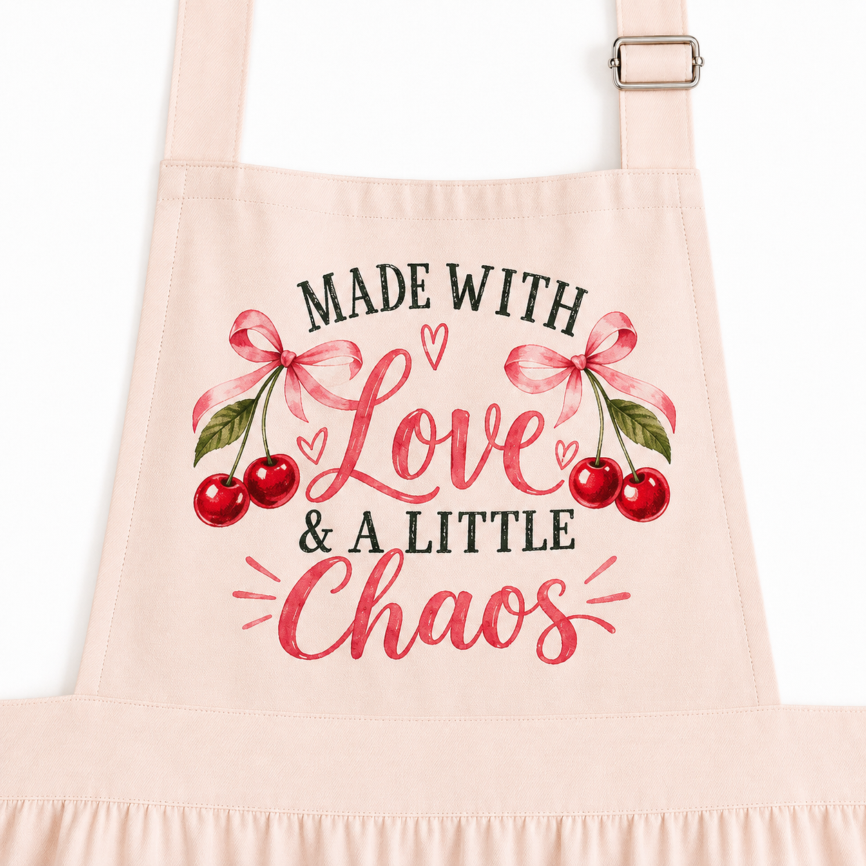 Made With Love & A Little Chaos Ruffled Apron