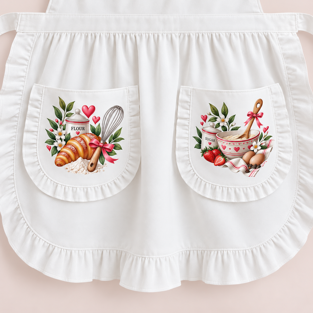 Baking Is My Love Language Ruffled Apron – Gift for Bakers