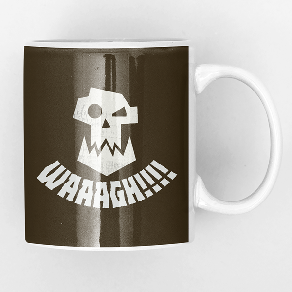 11oz Mug | Ork | WAAAGH | Brown | WH40K