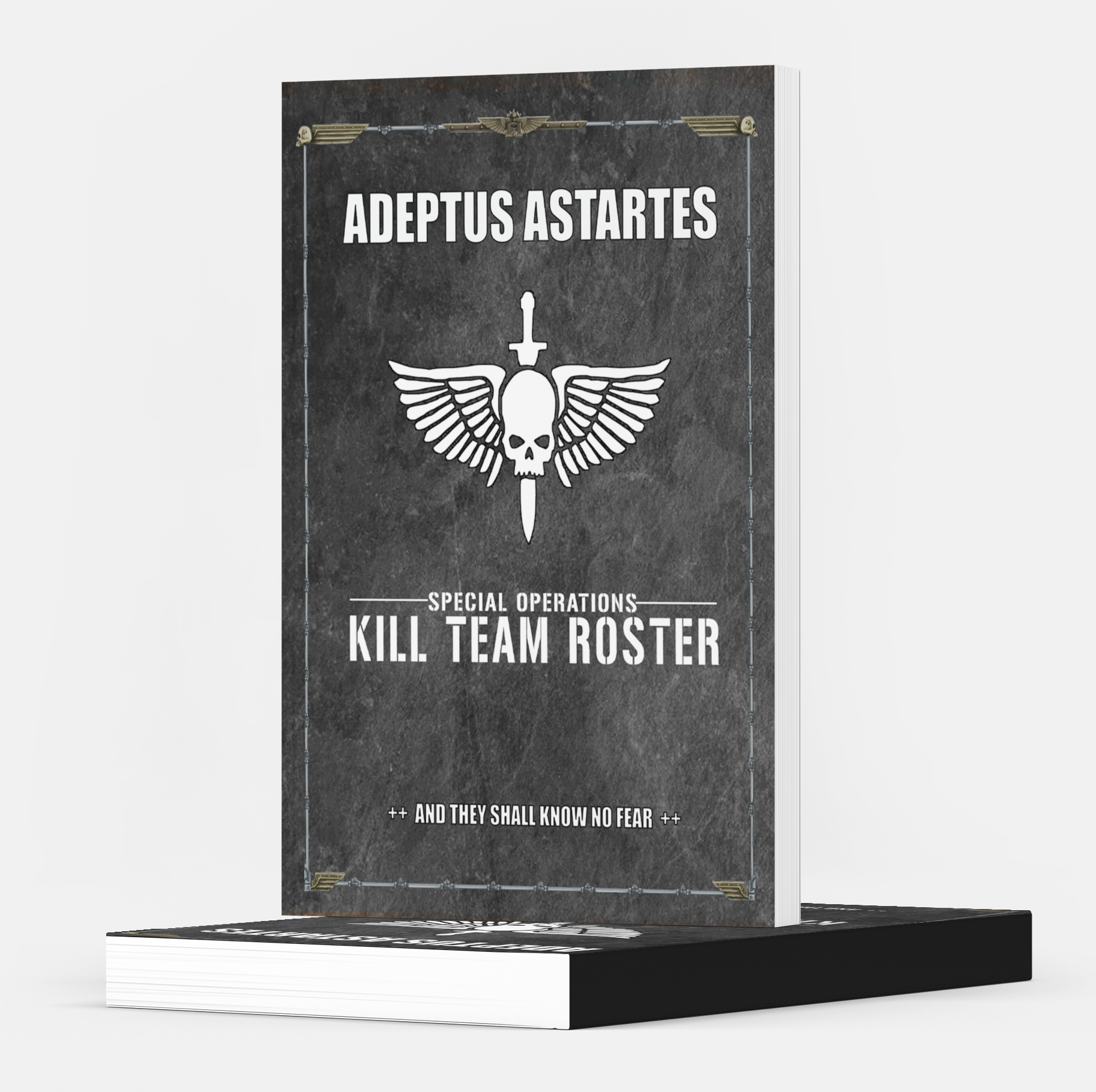 Adeptus Astartes Kill Team Roster front cover on a white background 