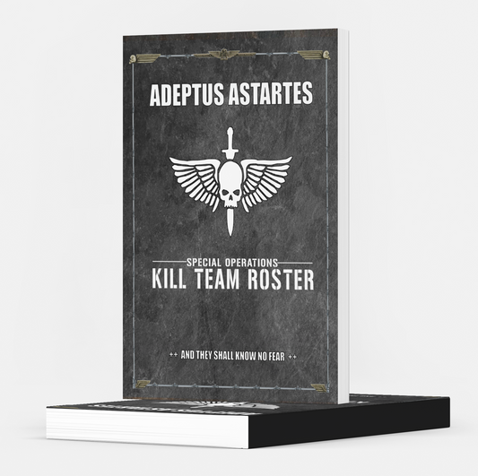 Adeptus Astartes Kill Team Roster front cover on a white background 