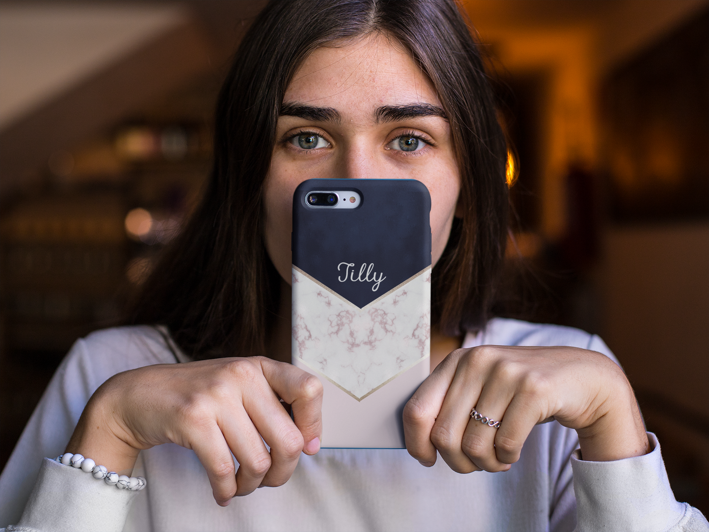 Customise It | Blue Marble | Fully Printed Tough Case | Iphone |Samsung