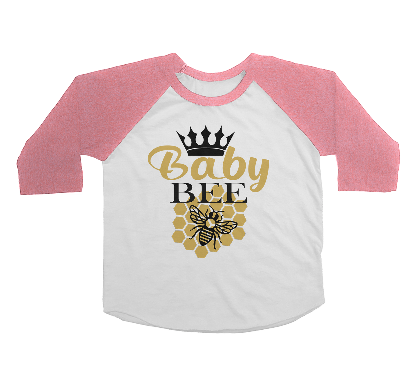 Bundle Raglan Shirts | Mum Toddler and Baby | Queen Bee