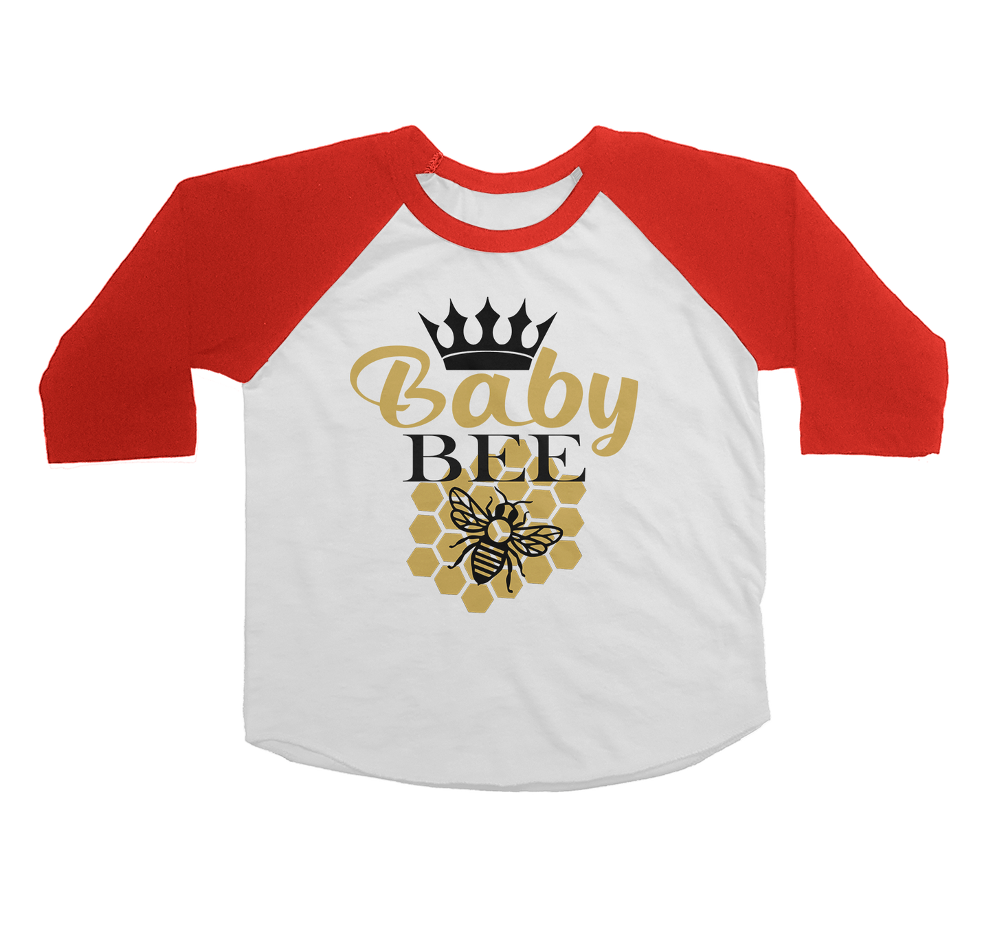Bundle Raglan Shirts | Mum Toddler and Baby | Queen Bee