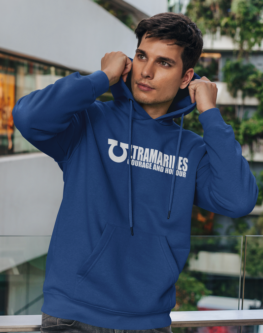 Ultramarines | Unisex Hoodie | Courage & Honour | WH40K Gift Idea