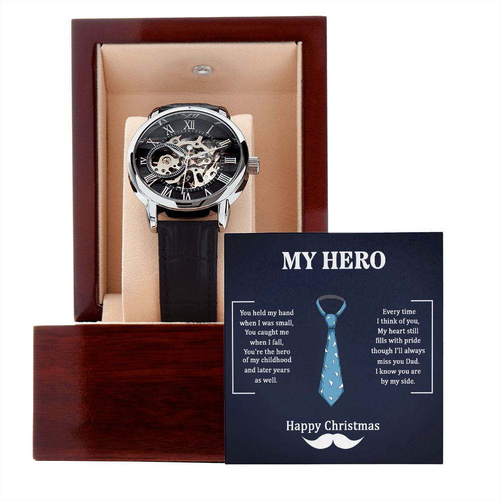 Openwork Watch | My Hero | Gift for Dad