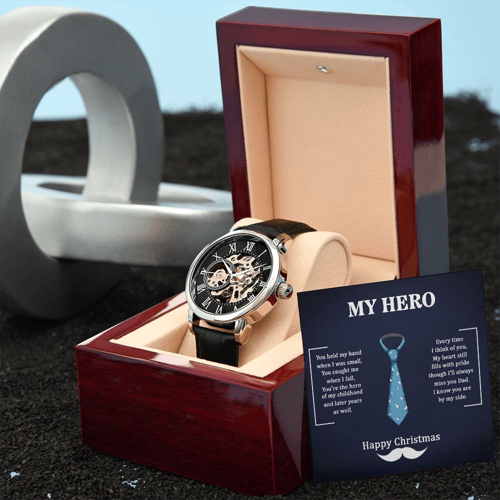 Openwork Watch | My Hero | Gift for Dad