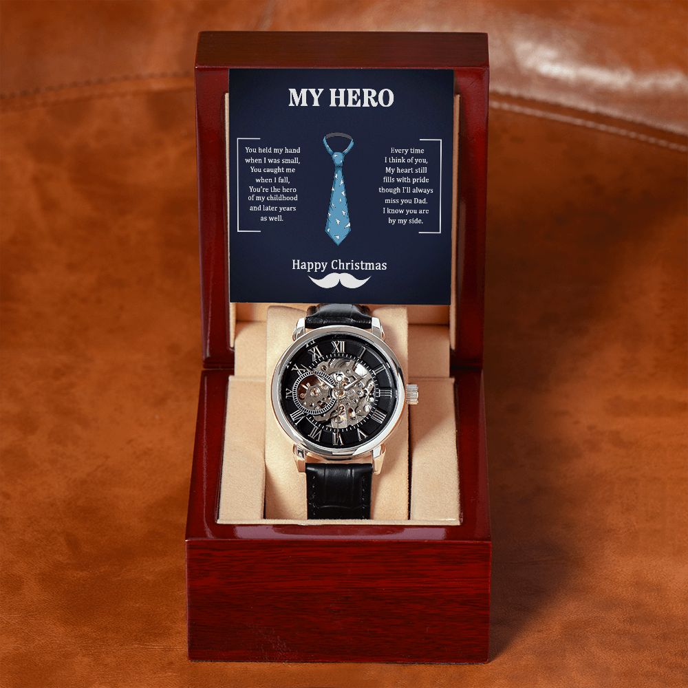 Openwork Watch | My Hero | Gift for Dad