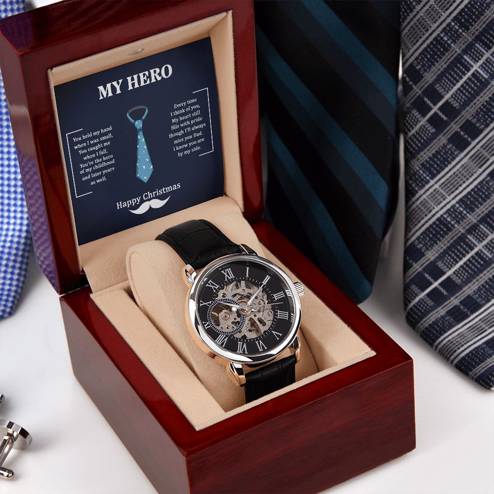 Openwork Watch | My Hero | Gift for Dad