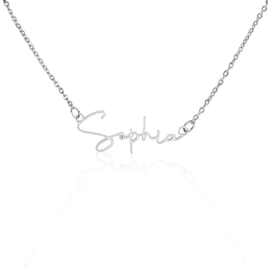 Customise it | Signature Necklace | Name | Gift Idea