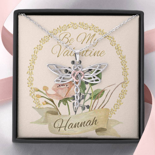 Be My Valentine | Dragonfly Pendant | Necklace | Customise It